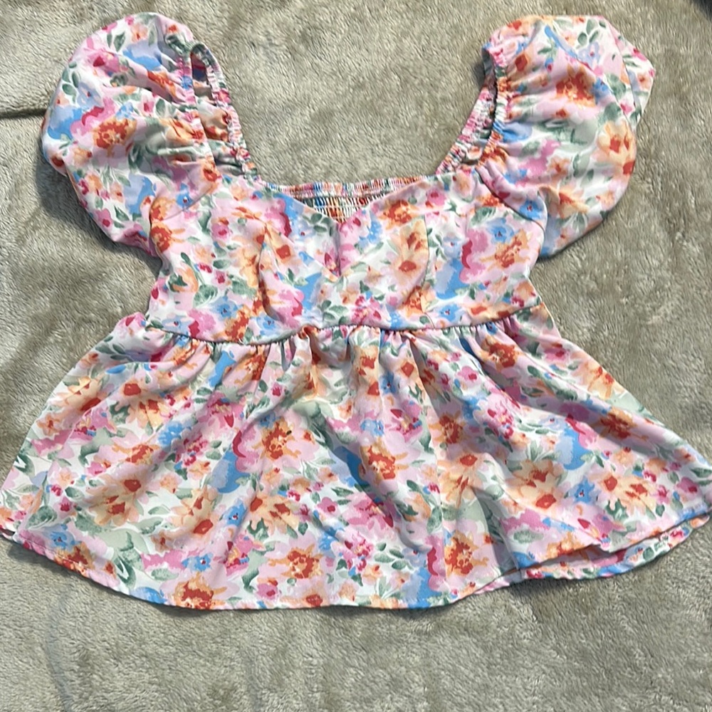 SHEIN Multicolor Floral Top